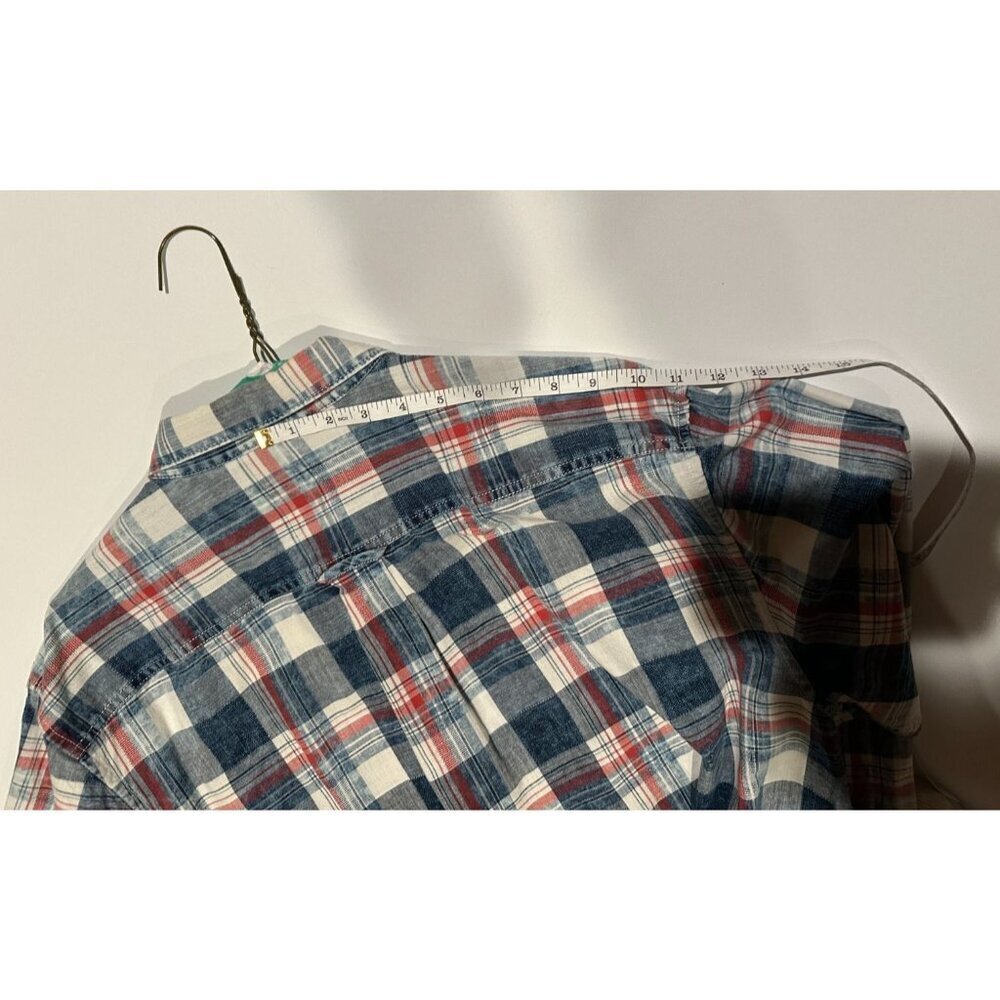 Tommy Bahama Men's Hazy Days Plaid Long Sleeves Shirt, Indigo, Size XXL - Picture 5 of 12